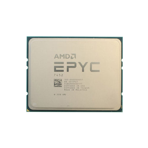 100-100000057WOF AMD EPYC 7452 32-Core 2.35GHz Socket SP3 128 MB L3 Cache Processor