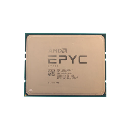 100-000000047 AMD EPYC 7702P 64-Core 2.0GHz Socket SP3 256 MB L3 Cache Processor