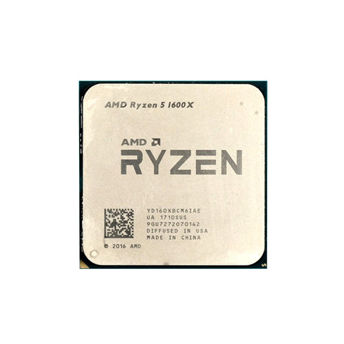 YD160XBCM6IAE AMD Ryzen 5 1600X 6-Core 3.6GHz 16MB L3 Cache Socket AM4 Processor