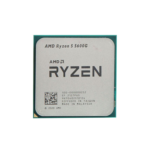 100-000000252 AMD Ryzen 5 5600G 6-Core 3.9 GHz 16MB L3 Cache Socket AM4 Processor