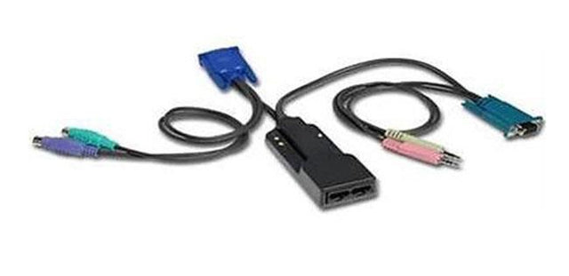 AMIQDM-PS2 Avocent 2xRJ-45 Female to 2x6-Pin Mini-Din (PS/2) Audio/Serial External Extender