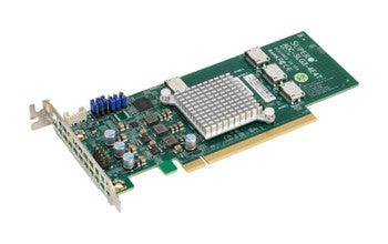 SuperMicro - AOC-SLG3-4E4T-O - Quad Port Oculink Retimer PCI Express 3.0 x16 NVMe HBA Controller Card