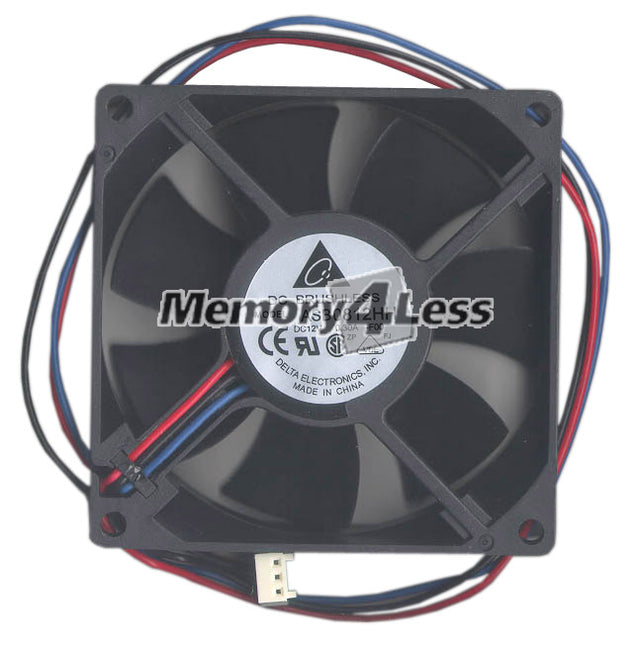 ASB0812HH Delta 80mmx80mmx25mm 12V Dc 0.30A 3-Wire Cooling Fan