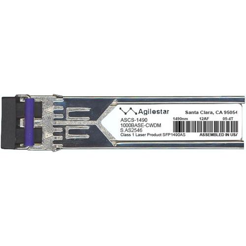 ASCS-1490 Agilestar 1Gbps 1000Base-CWDM Single-mode Fiber 80km 1490nm Duplex LC Connector SFP Transceiver Module