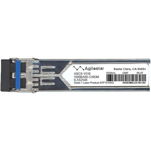 ASCS-1510 Agilestar 1Gbps 1000Base-CWDM Single-mode Fiber 80km 1510nm Duplex LC Connector SFP Transceiver Module