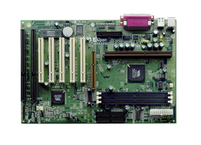 AX63PRO AOpen MB P/N 91.87810.611 2x Isa 5x PCi Slt1 (Refurbished)