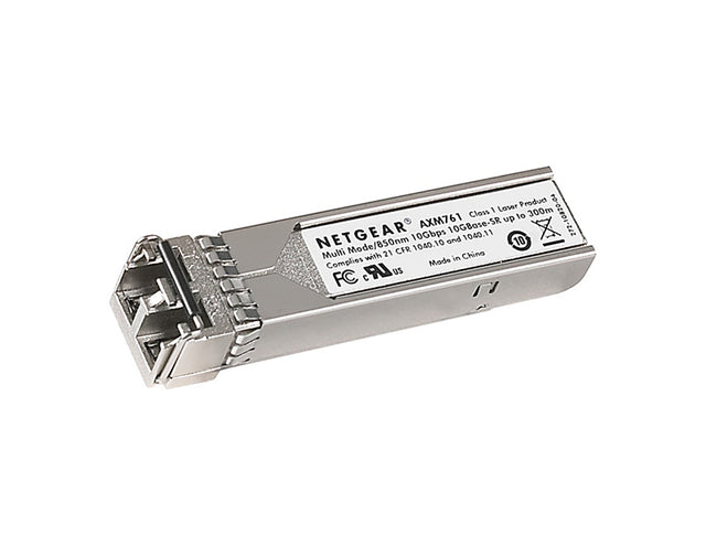 AXM761 - NetGear 10Gb/s 10GBase-SR Multi-Mode Fiber 850nm 300m Duplex LC Connector SFP+ Transceiver Module