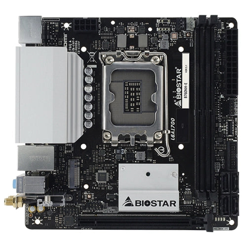 B760NH-E Biostar LGA 1700, Intel B760, Mini ITX Desktop Motherboard