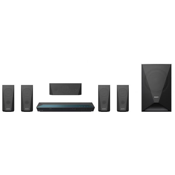 BDVE3100 Sony Home Theater System 5.1 Channel Blu-ray Player 3d Ready Bass Boost 1000 Watt Power Built-in Wifi Bluetooth Nfc HDmi Ethernet Usb (Refurbished)