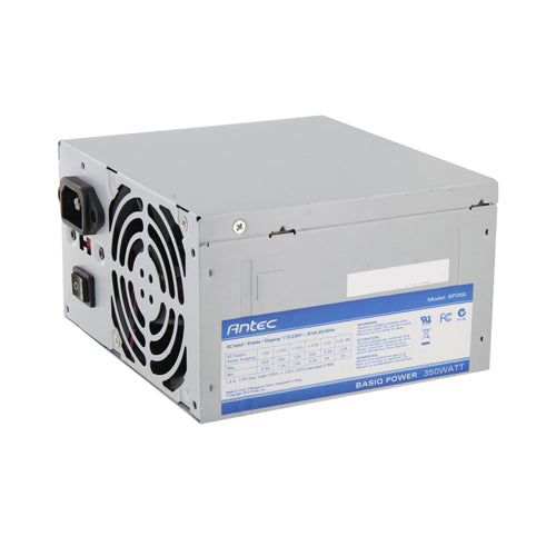 BP350 Antec Basiq 350-Watts 115-230V AC 4A 50-60Hz 24-Pin ATX Power Supply