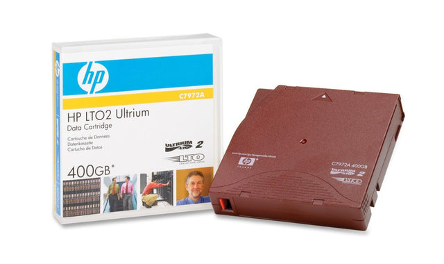 C7972A HP 200GB Native / 400GB Compressed LTO-2 Ultrium Data Cartridge (Refurbished)