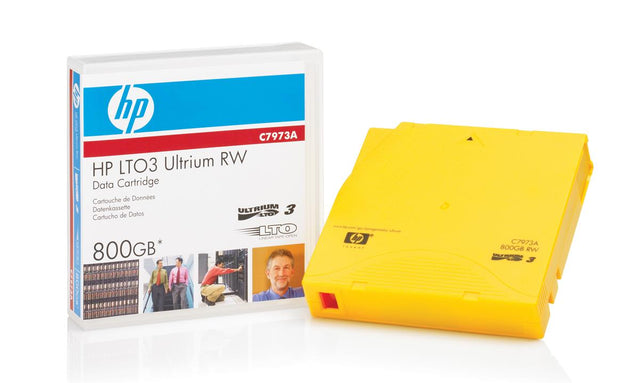 C7973AN HP LTO-3 Ultrium 400/800GB RW Storage Media non Custom Label Tape Data Cartridge (Refurbished)