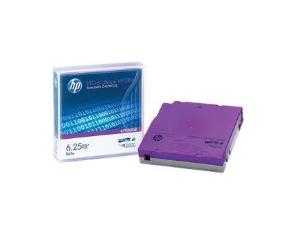 LTO-6 Ultrium 6.25TB Compressed Metal Particle MP RW Tape Data Cartridge