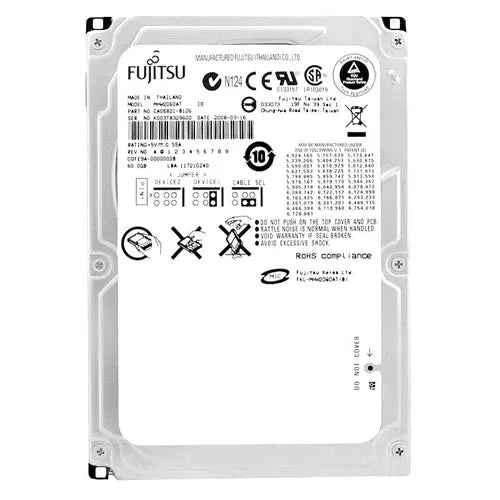 CA06821-B126 Fujitsu 60GB 4200RPM IDE Ultra ATA/100 (ATA-6) 2MB Cache 2.5-Inch Hard Drive