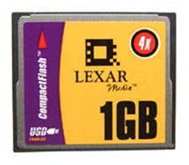 CF1GB231 Lexar 1GB 4X CompactFlash (CF) Memory Card