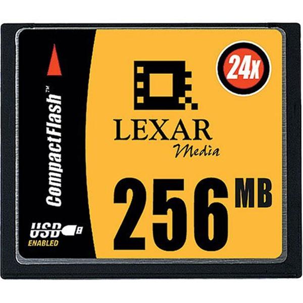 CF25624380 Lexar Professional 256MB 24X CompactFlash (CF) Memory Card