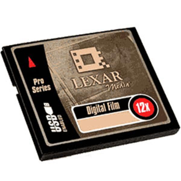 CF51212251 Lexar 512MB 12X CompactFlash (CF) Memory Card