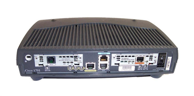 CISCO1701-K9 Cisco ADSLoPOTS Router with ISDN BRI S/T K9 Image 32MB Fl 64MB DR (Refurbished)