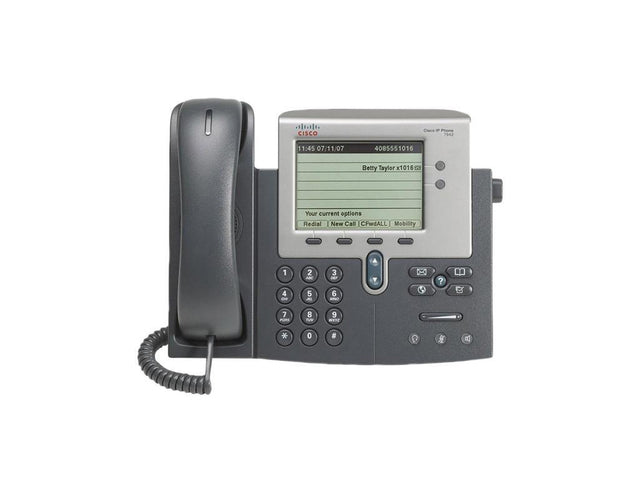 Unified 7900 Series 7942 2 x Ports 10/100Base-T Dark Gray Wall-mountable IP Phone