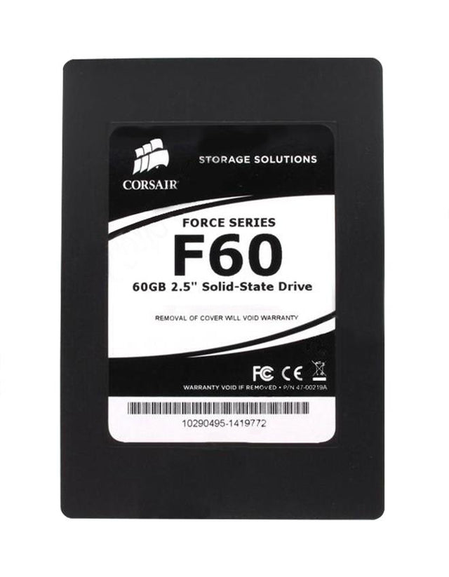 CSSD-F60GB2-BRKT Corsair Force F60 Series 60GB MLC SATA 3Gbps 2.5-inch Internal Solid State Drive (SSD)