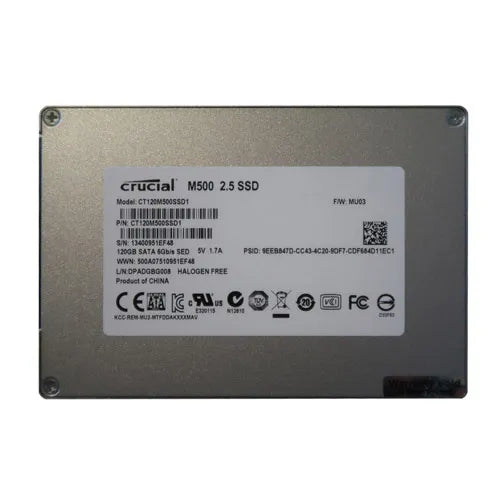 CT120M500SSD1 Crucial M500 120GB Multi-Level Cell SATA 6Gb/s 2.5-Inch Solid State Drive