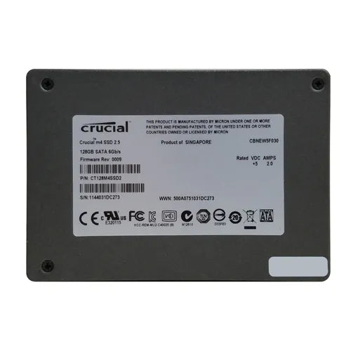 CT128M4SSD2 Crucial M4 128GB Multi-Level Cell SATA 6Gb/s 2.5-Inch Solid State Drive