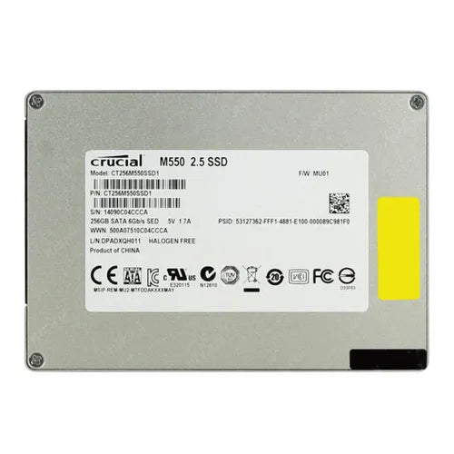 CT256M550SSD1 Crucial M550 256GB Multi-Level Cell SATA 6Gb/s 2.5-Inch Solid State Drive