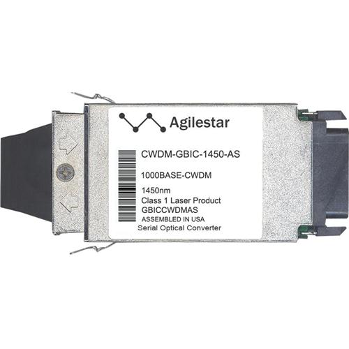 CWDM-GBIC-1450-AS Agilestar 1Gbps 1000Base-ZX CWDM Single-mode Fiber 80km 1450nm Duplex SC Connector GBIC Transceiver Module