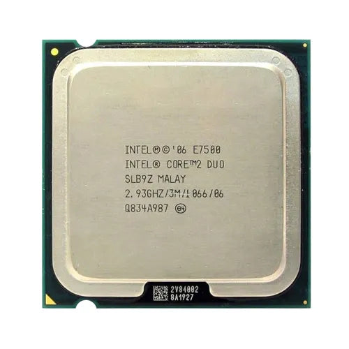 455678-334 Intel Core 2 Duo E7500 Dual-Core 2.93GHz 1066MHz FSB 3MB L2 Cache Socket LGA775 Processor