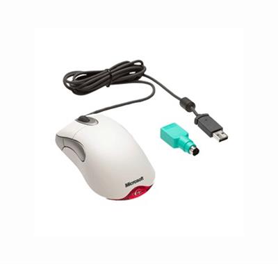 D58-00041/X06-26230 Microsoft Intellimouse Optical Optical Mouse USB/PS2 w/adapter (Bulk) (Refurbished)