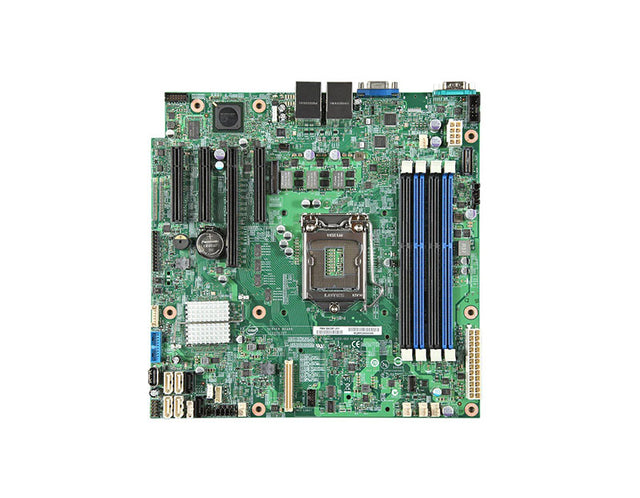 DBS1200V3RPL - Intel Socket LGA1150 Intel C226 Chipset Micro-ATX System Board (Motherboard) Supports 2x Xeon E3-1200 v4 Series DDR3 4x DIMM