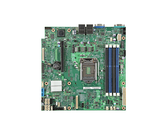 DBS1200V3RPO - Intel S1200V3RPO Socket LGA1150 Intel C224 Chipset Micro-ATX System Board (Motherboard) Supports Xeon E3-1200 v4 Series DDR3 4x DIMM