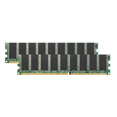 TS512MSI2848 Transcend 512MB Kit (2x256MB) DDR-400MHz PC3200 ECC Unbuffered UDIMM CL3 1Rx8 2.5V 184-Pin Memory