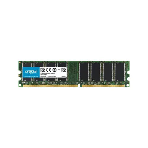 CT128M72S4R75.36F - Crucial 1GB 133MHz PC133 ECC Registered CL3 168-Pin RDIMM 3.3V Rank Memory Module