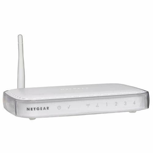 DG834G - Netgear DG834G 4 x Ports 100Base-TX LAN 1 x ADSL RJ-11 54Mb/s 802.11g 2.472GHz Wireless ADSL Firewall Router