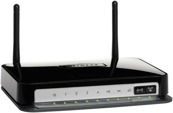 DGN2200 - Netgear DGN2200 4 x Ports 100Base-TX + 1 x Port ADSL WAN 300Mb/s IEEE 802.11n 2.4GHz Wireless Modem Router