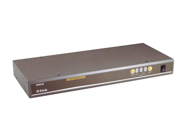 DKVM-8E-B D-Link 8-Port Stackable KVM Switch (Refurbished)