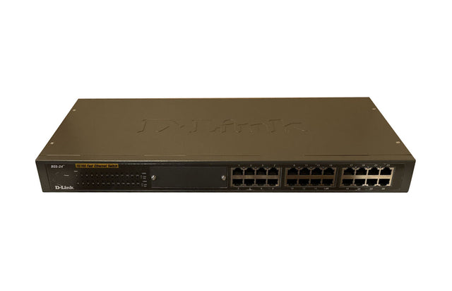 DSS24+ - D-Link 24 x Ports 10/100Base-TX Layer 2 Unmanaged Fast Ethernet Network Switch