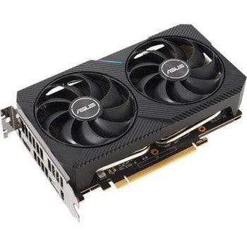 ASUS - DUAL-RX6500XT-O4G - AMD Radeon RX 6500 XT 4GB GDDR6 64-Bit HDMI / DisplayPort PCI-Express 4.0 Video Graphics Card