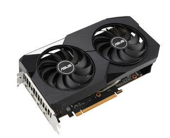 ASUS - DUAL-RX6600-8G - AMD Radeon RX 6600 8GB GDDR6 128-Bit HDMI / 3x DisplayPort PCI-Express 4.0 Video Graphics Card