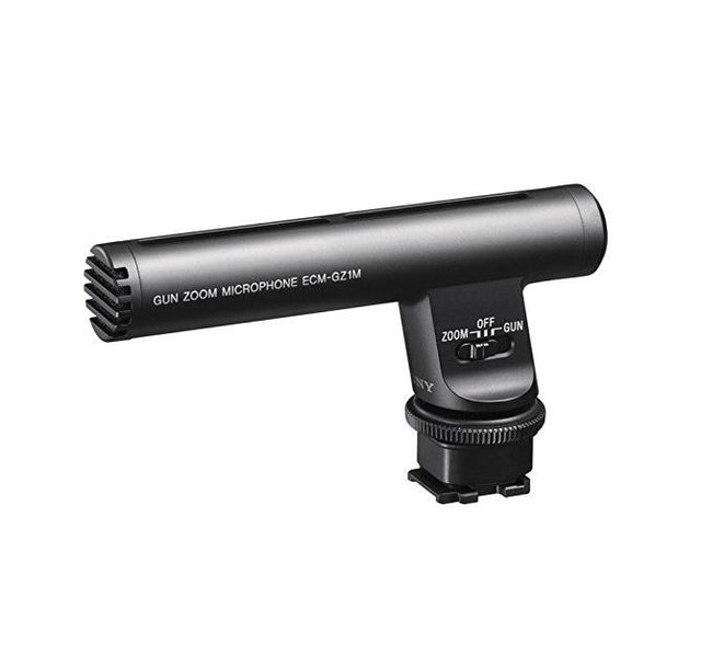 ECMGZ1M Sony Gun Zoom 150hz To 1500hz Microphone Black