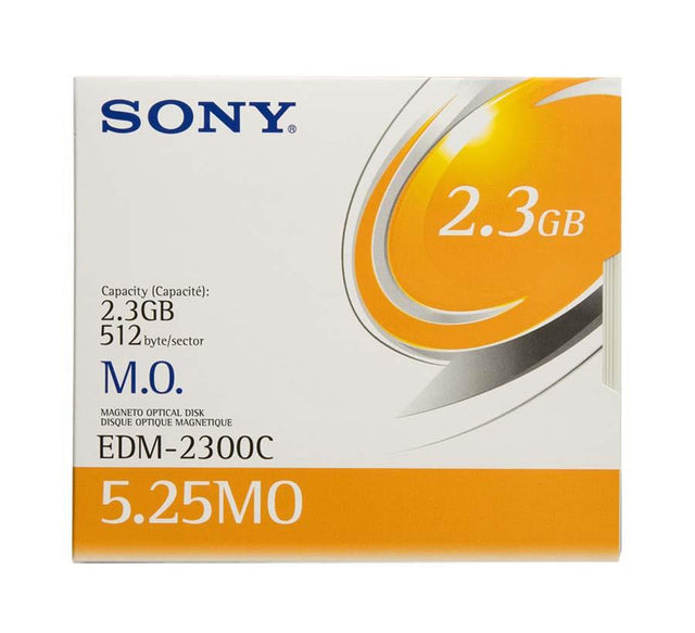 EDM2300C Sony 2.3GB MO-RW Rewritable 5.25-inch Magneto Optical Media