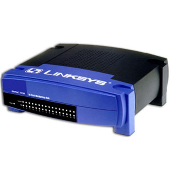 EFAH16W Linksys EtherFast 16-Port 10/100 Auto-Sensing Hub (Refurbished)