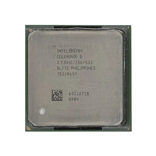 ESL7Q9 Gateway 2.93GHz 533MHz FSB 256KB L2 Cache Socket PGA478 Intel Celeron D 340 Single-Core Processor