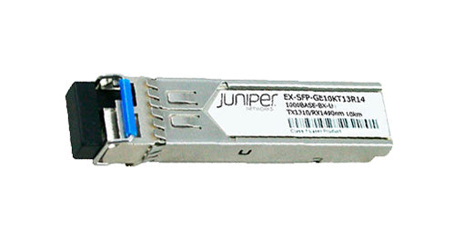 EX-SFP-GE10KT13R14-A - Juniper 1.25Gbps 1000Base-BX Single-mode Fiber 10km 1310nm SFP Transceiver Module