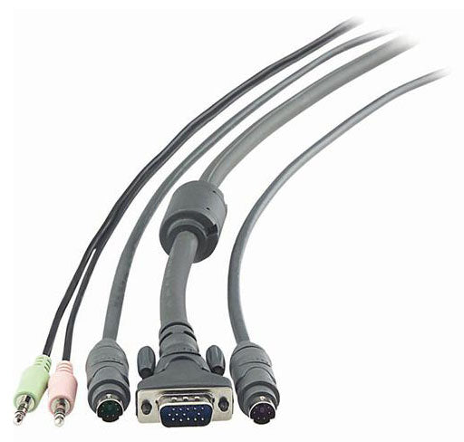 F1D9100-06 Belkin OmniView SOHO 6ft PS2/Audio KVM Cable