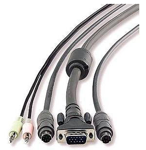 F1D9100V10 Belkin OmniView KVM Audio Cable 10ft Gray