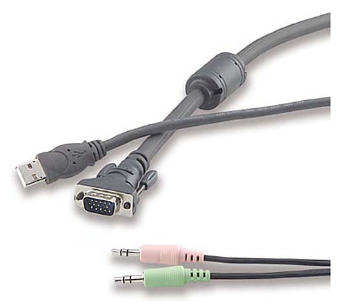 F1D9101-06 Belkin OmniView 6ft USB KVM Cable for KVM Switch 6ft