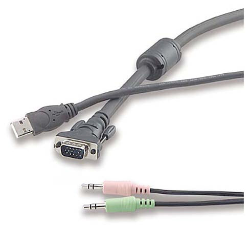 F1D9101V06 Belkin OmniView 6ft USB KVM Cable for KVM Switch 6ft