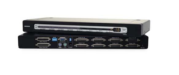 F1DA116Z Belkin OmniView 16-Port USB & PS/2 KVM Switch 16 x 1 8 x SCSI Rack-mountable (Refurbished)